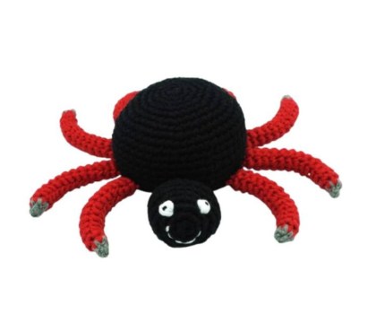 fair trade spider baby rattle website